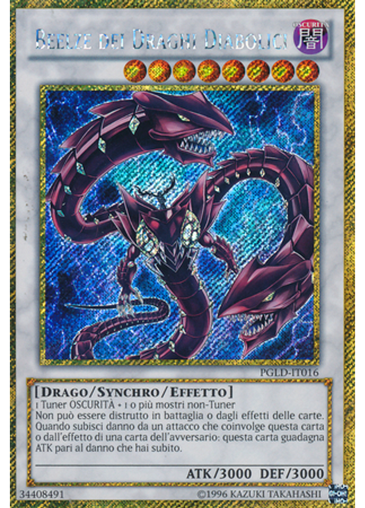Beelze dei Draghi Diabolici (Gold Secret Rare Unlimited)