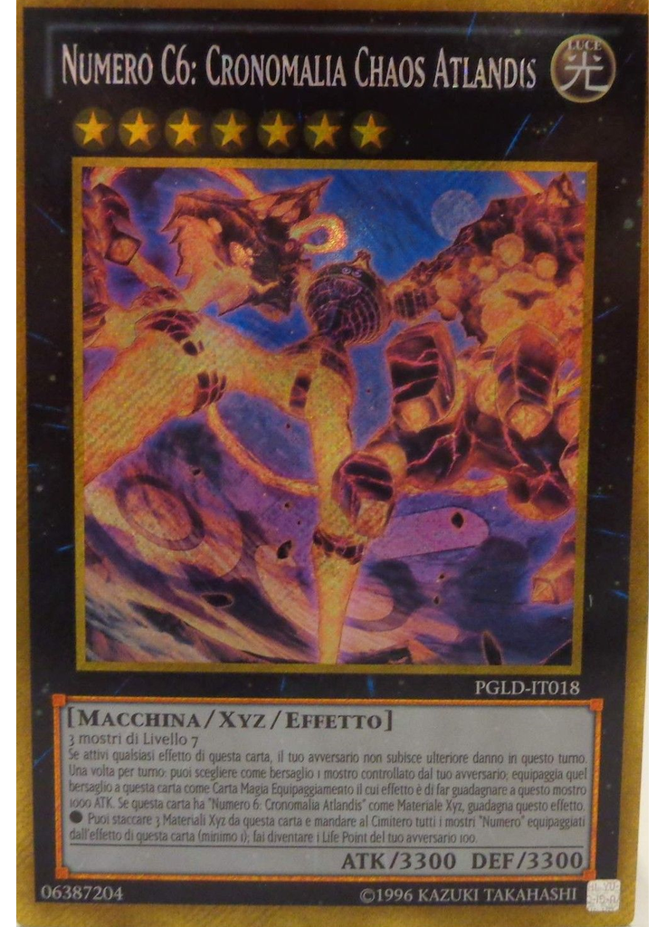 Numero C6: Cronomalia Chaos Atlandis (Gold Secret Rare Unlimited)