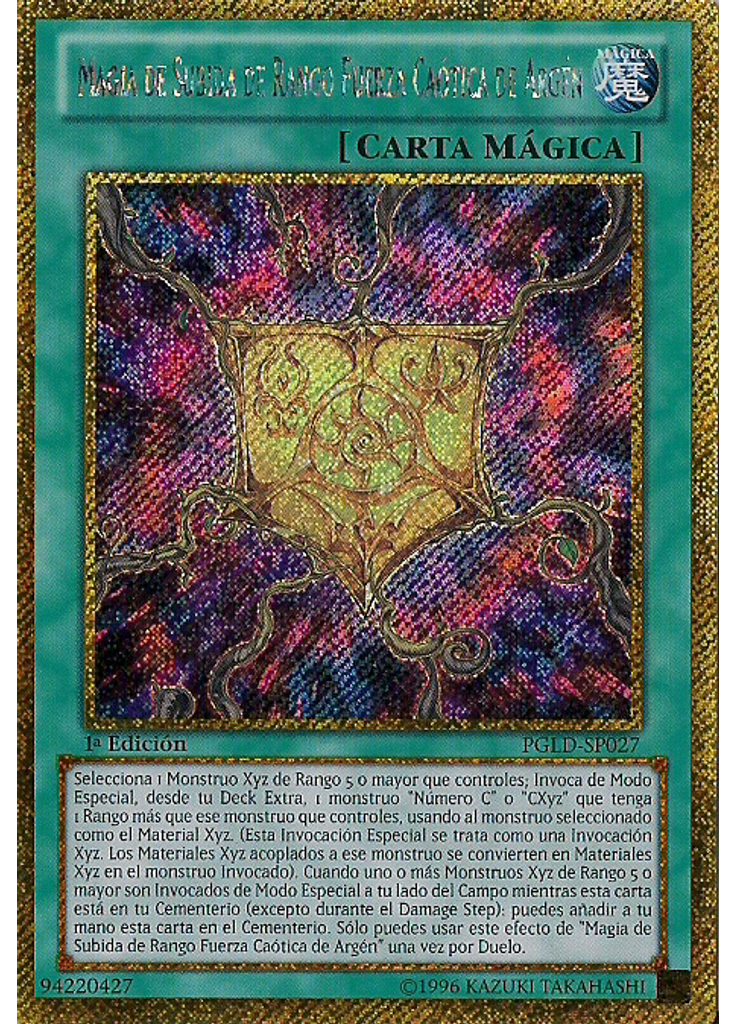 Magia de Subida de Rango Fuerza Caótica de Argén