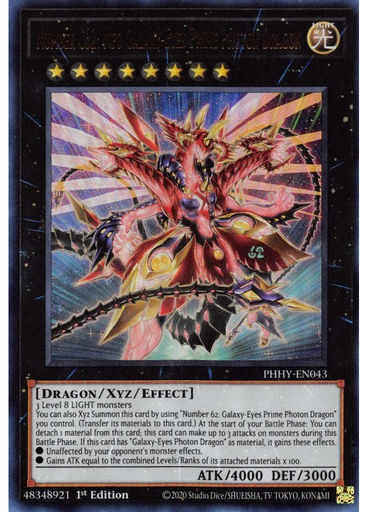 Number C62: Neo Galaxy-Eyes Prime Photon Dragon
