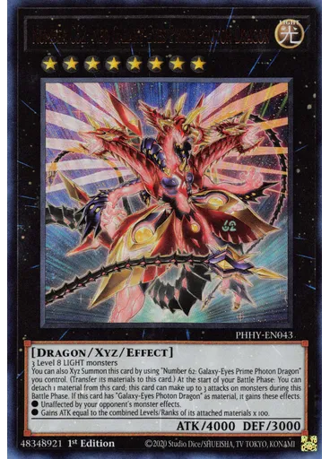 Number C62: Neo Galaxy-Eyes Prime Photon Dragon — Photon Hypernova
