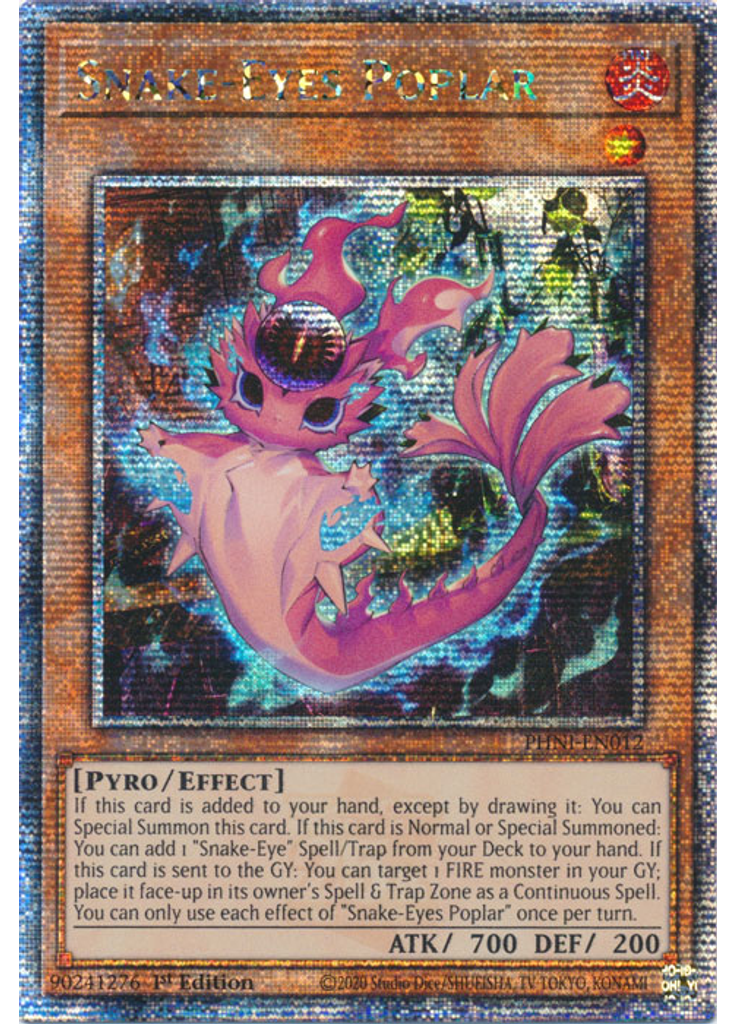 Snake-Eyes Poplar (Quarter Century Secret Rare 1st Edition)