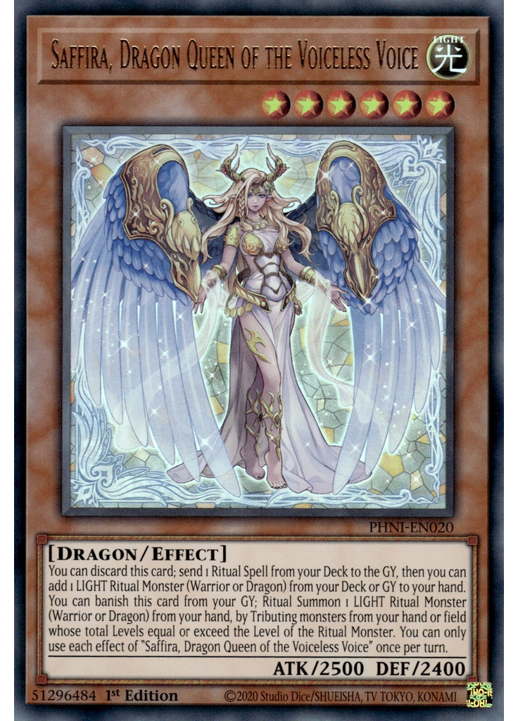 Saffira, Dragon Queen of the Voiceless Voice