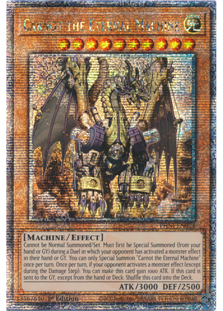 Carnot the Eternal Machine (Quarter Century Secret Rare 1st Edition)
