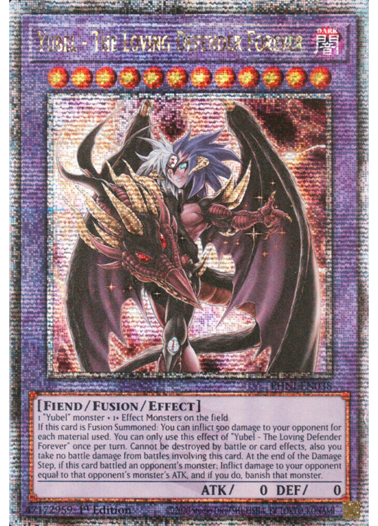 Yubel - The Loving Defender Forever (Quarter Century Secret Rare 1st Edition)