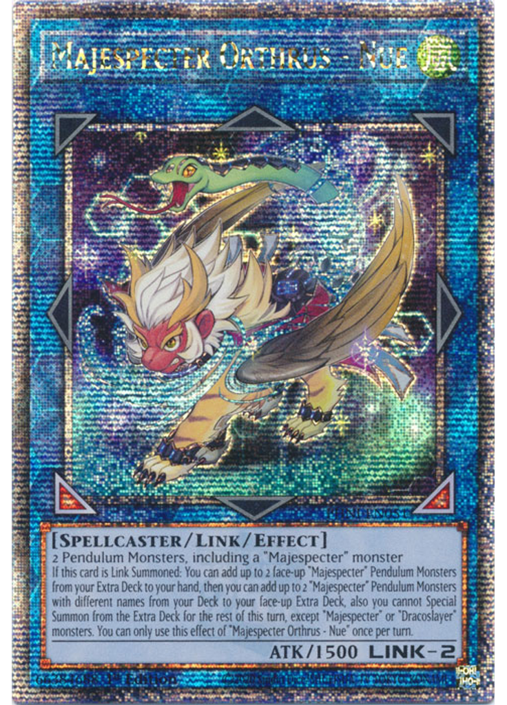 Majespecter Orthrus - Nue (Quarter Century Secret Rare 1st Edition)