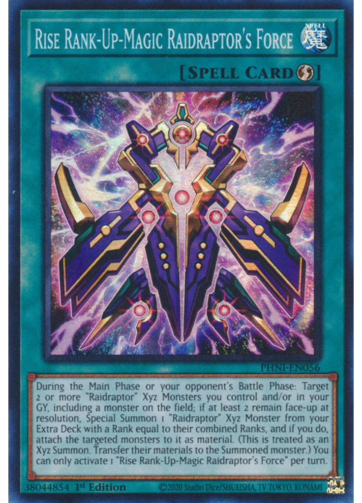 Rise Rank-Up-Magic Raidraptor's Force