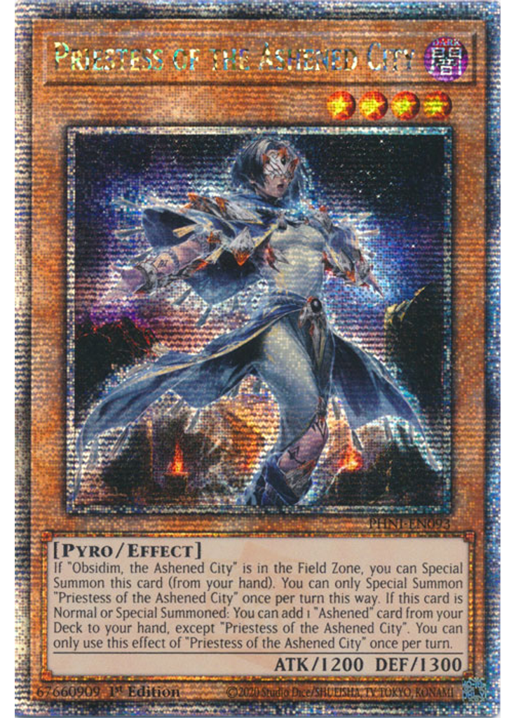 Priestess of the Ashened City (Quarter Century Secret Rare 1st Edition)