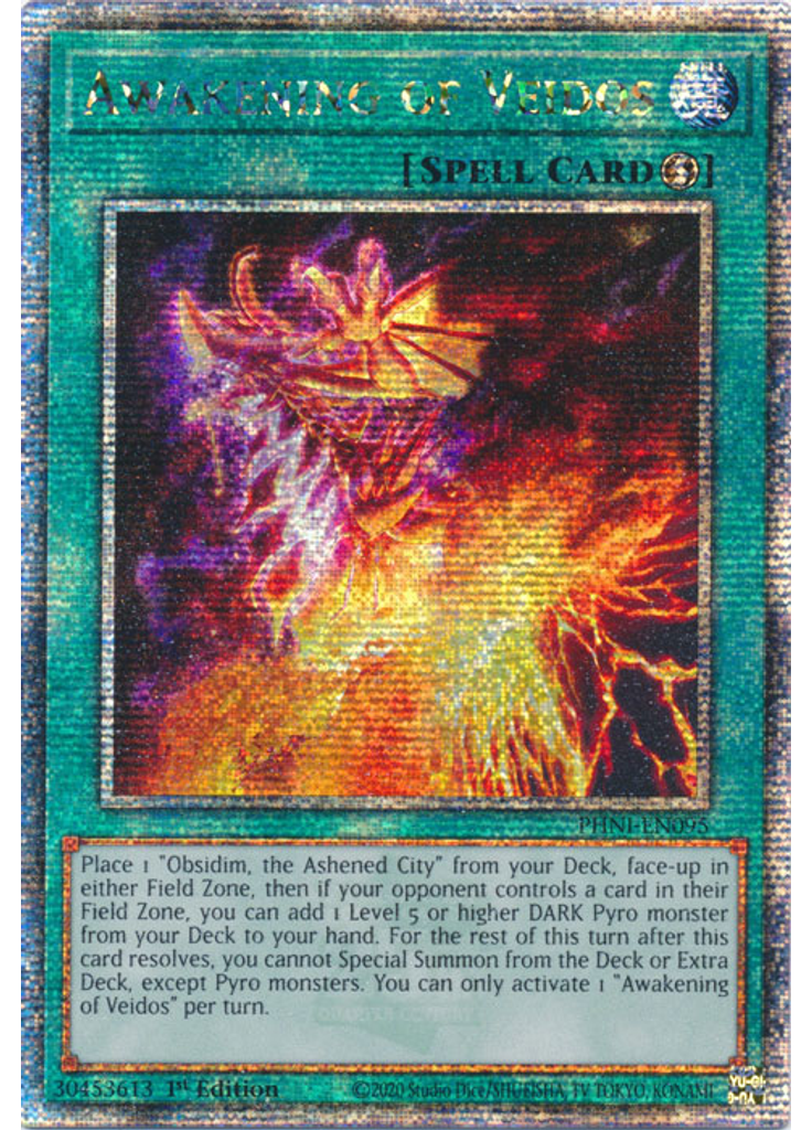 Awakening of Veidos (Quarter Century Secret Rare 1st Edition)