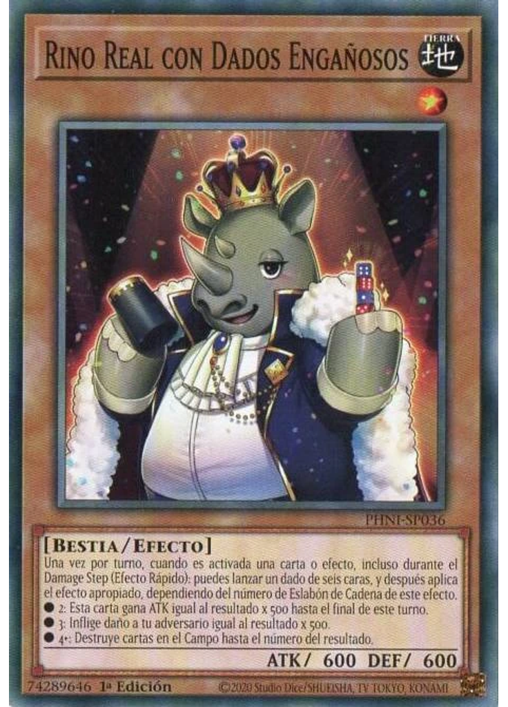 Rino Real con Dados Engañosos
