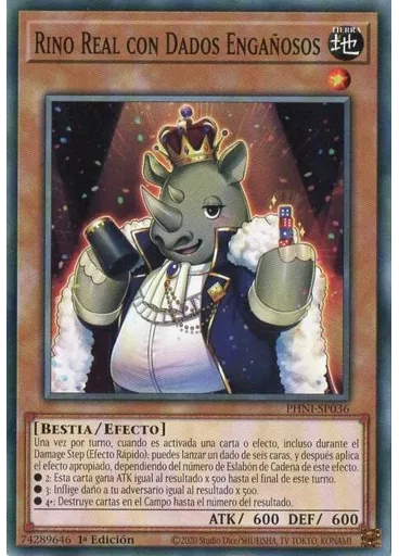 Rino Real con Dados Engañosos
