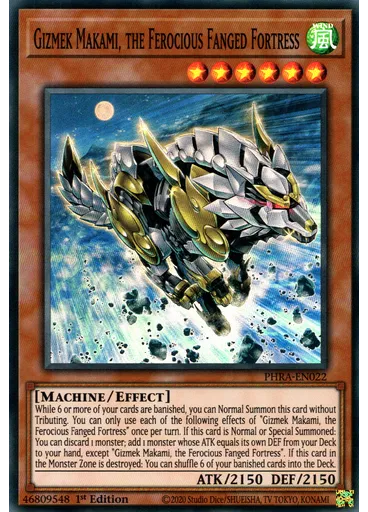 Gizmek Makami, the Ferocious Fanged Fortress