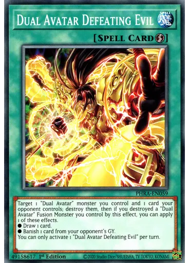 Dual Avatar Defeating Evil