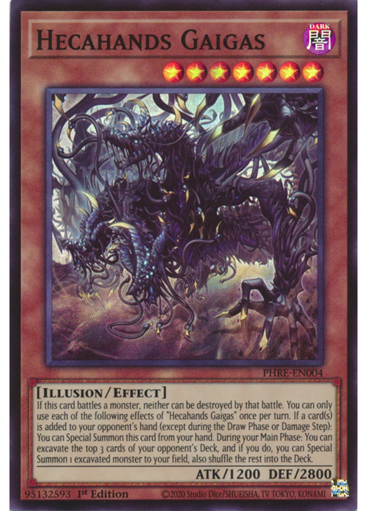 Hecahands Gaigas (Super Rare 1st Edition)