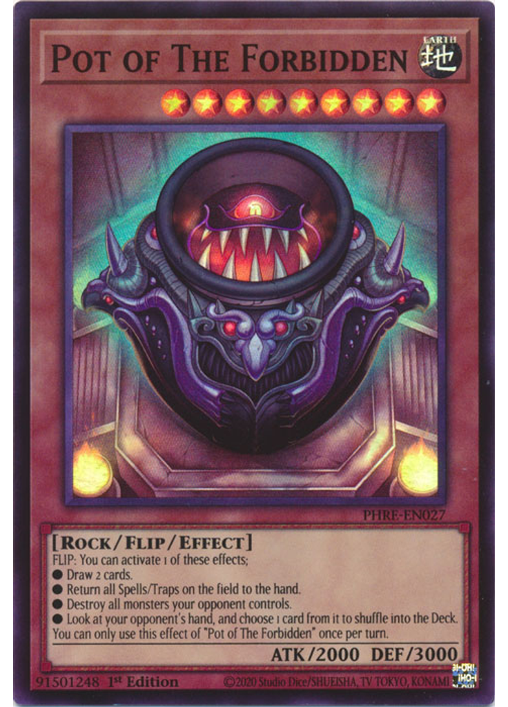 Pot of The Forbidden (Super Rare 1st Edition)