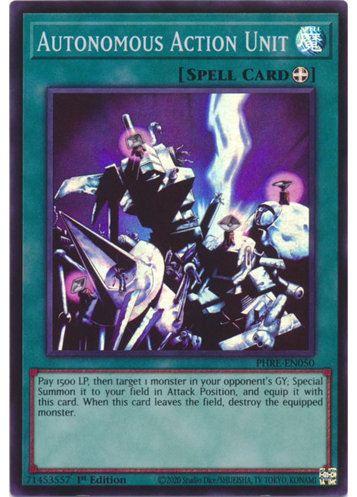 Autonomous Action Unit (Super Rare 1st Edition)