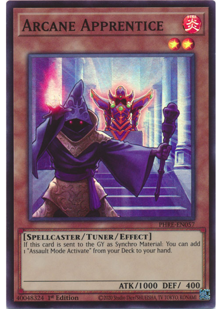 Arcane Apprentice (Super Rare 1st Edition)