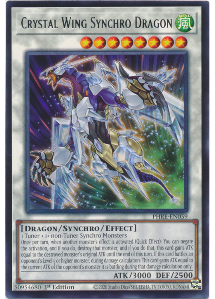 Crystal Wing Synchro Dragon