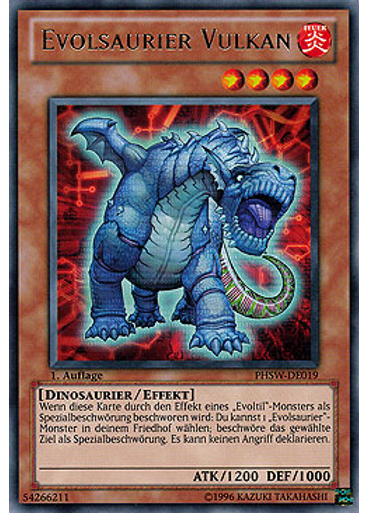 Evolsaurier Vulkan