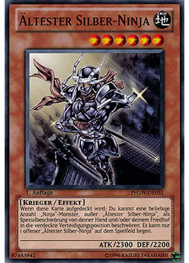 Ältester Silber-Ninja