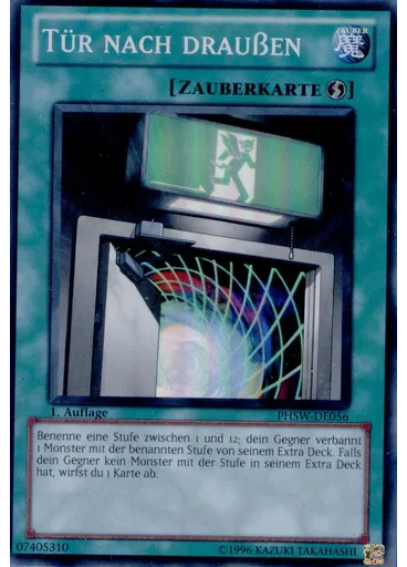 Tür nach draußen