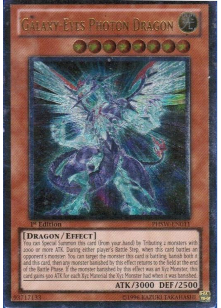 Galaxy-Eyes Photon Dragon (Ultimate Rare 1st Edition)