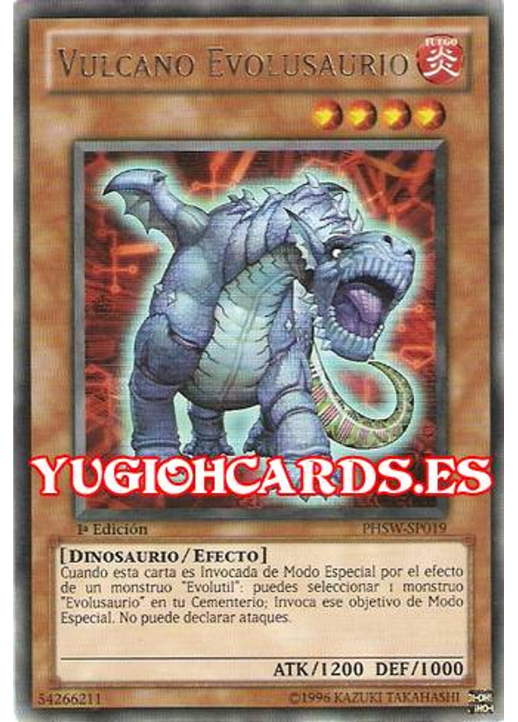 Vulcano Evolusaurio