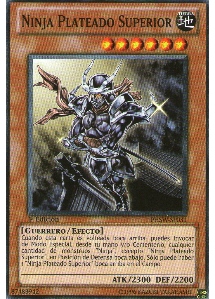 Ninja Plateado Superior