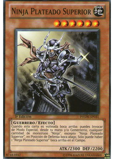 Ninja Plateado Superior