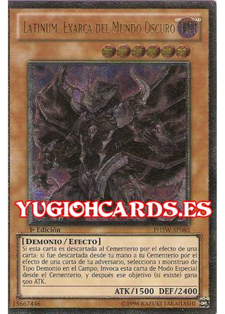 Latinum, Exarca del Mundo Oscuro (Ultimate Rare 1st Edition)
