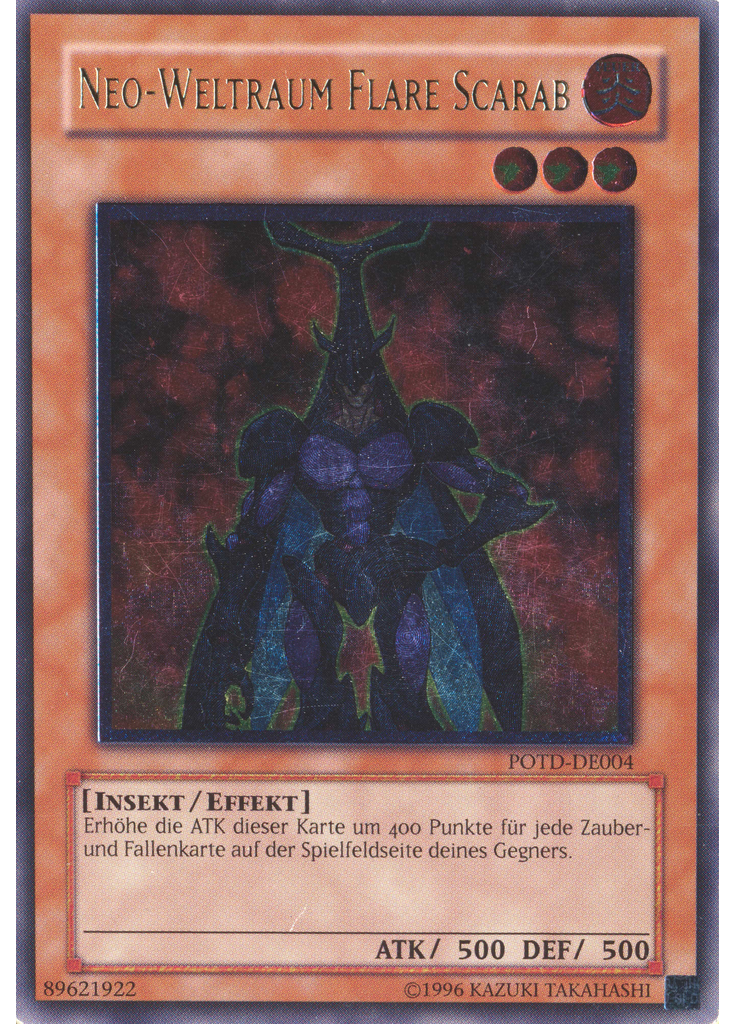 Neo-Weltraum Flare Scarab (Ultimate Rare Unlimited)