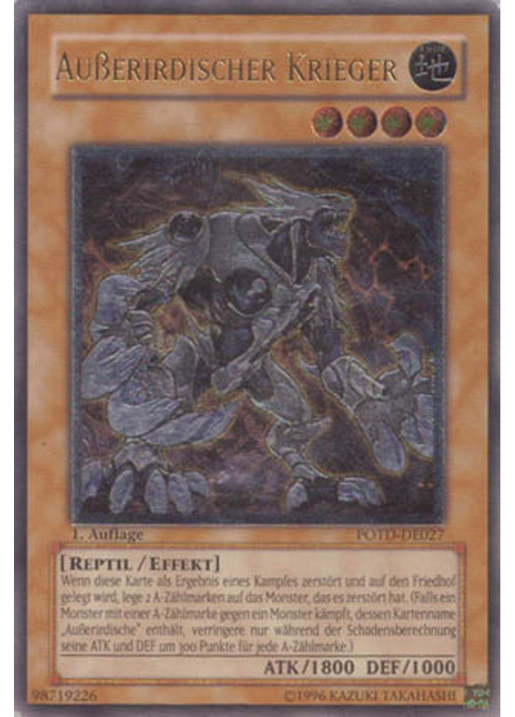 Außerirdischer Krieger (Ultimate Rare 1st Edition)