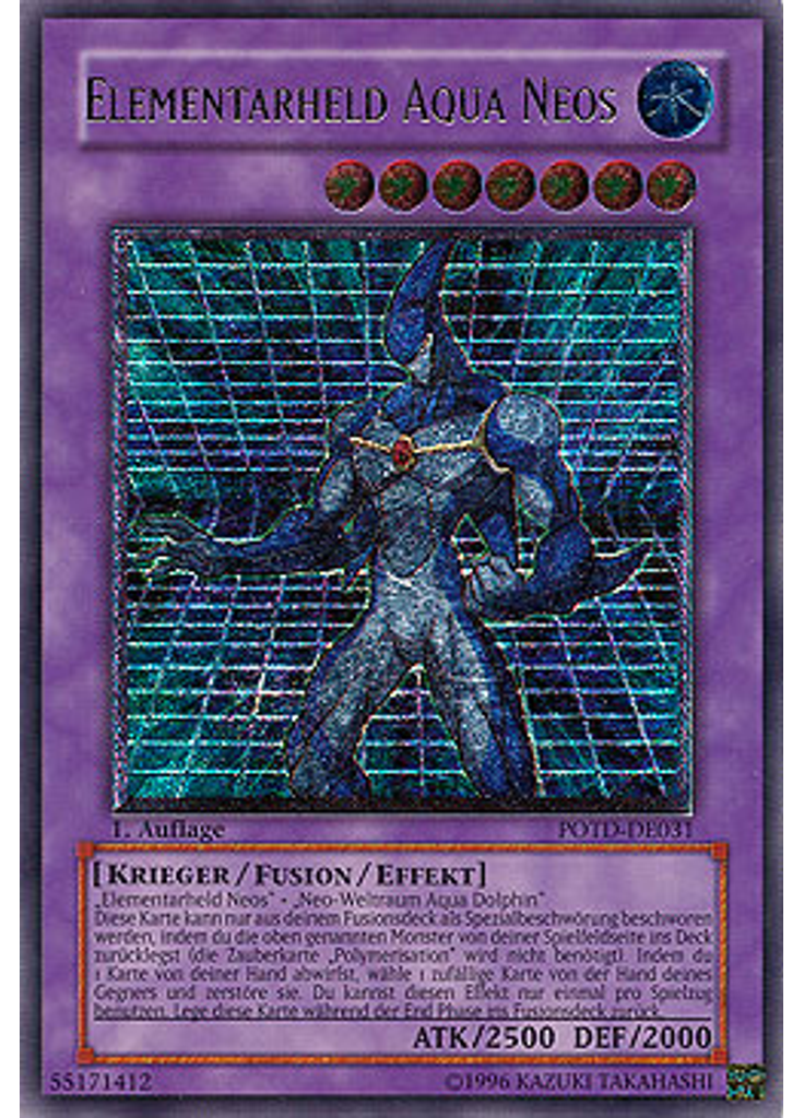 Elementar-HELD Aqua Neos (Ultimate Rare 1st Edition)