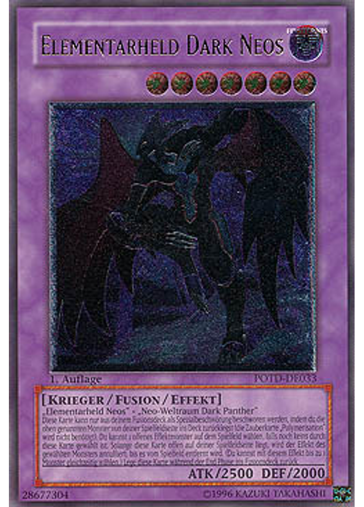 Elementar-HELD Dark Neos (Ultimate Rare 1st Edition)