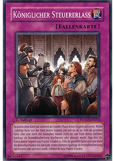 Königlicher Steuererlass
