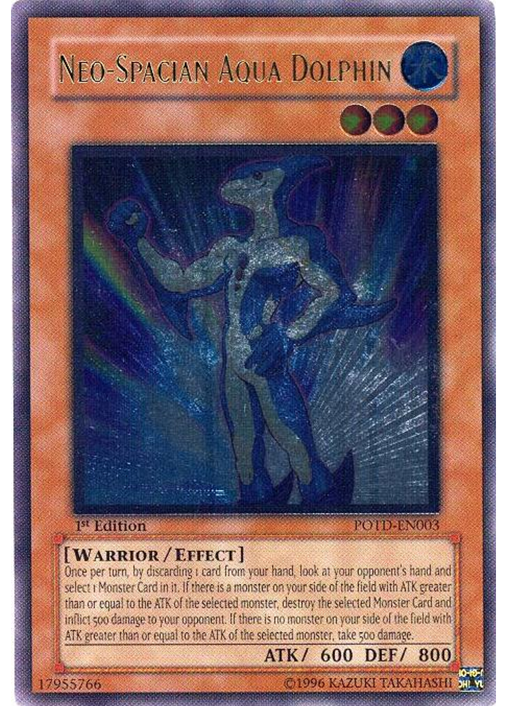 Neo-Spacian Aqua Dolphin (Ultimate Rare 1st Edition)