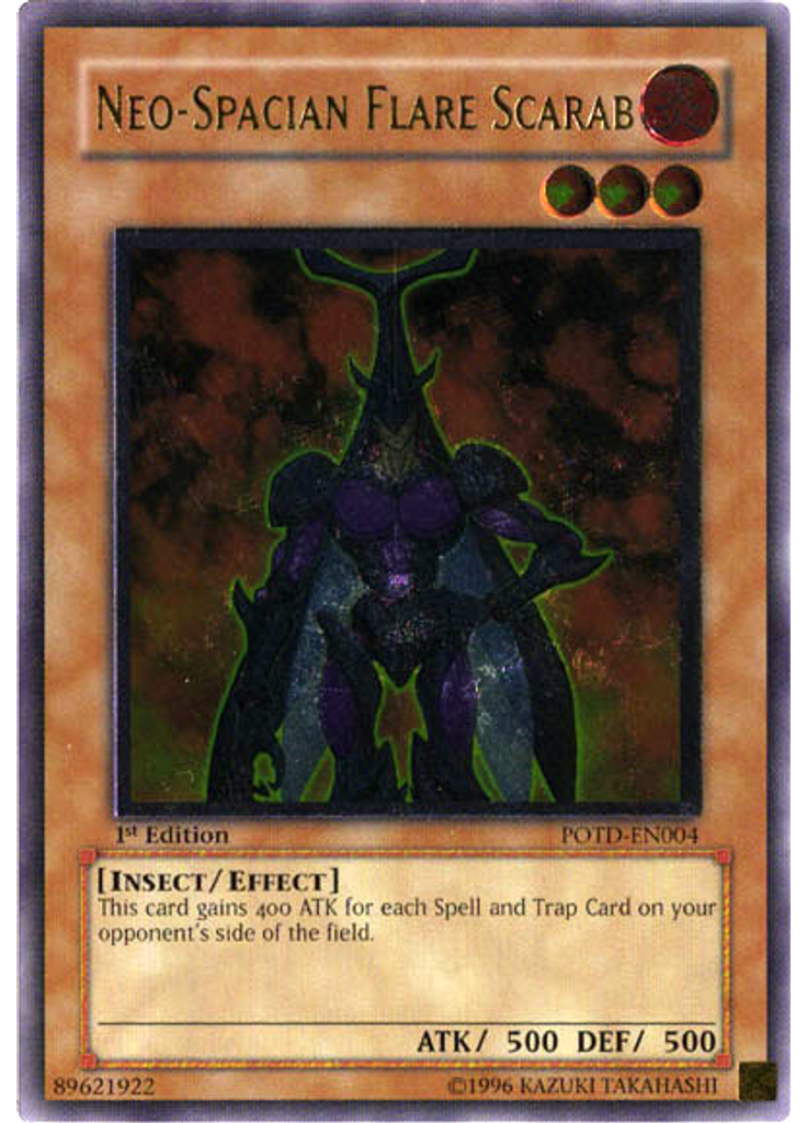 Neo-Spacian Flare Scarab (Ultimate Rare 1st Edition)