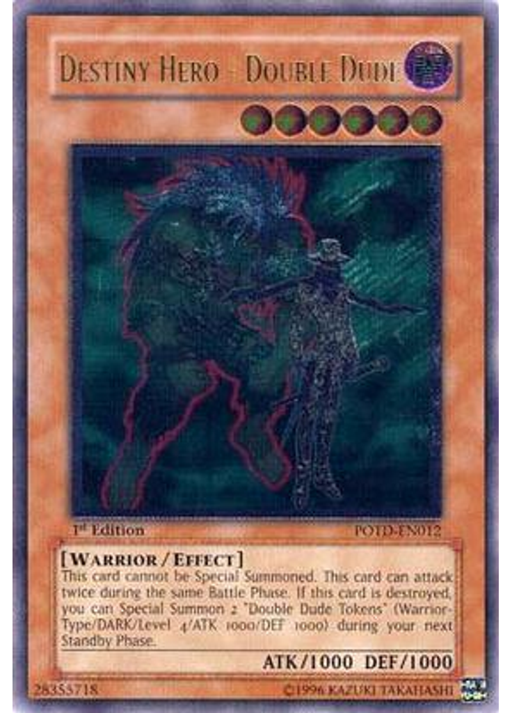 Destiny HERO - Double Dude (Ultimate Rare 1st Edition)