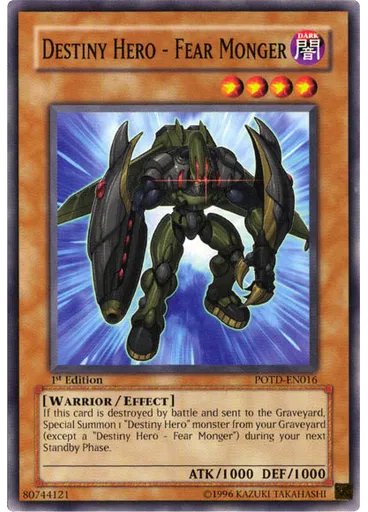 Destiny HERO - Fear Monger