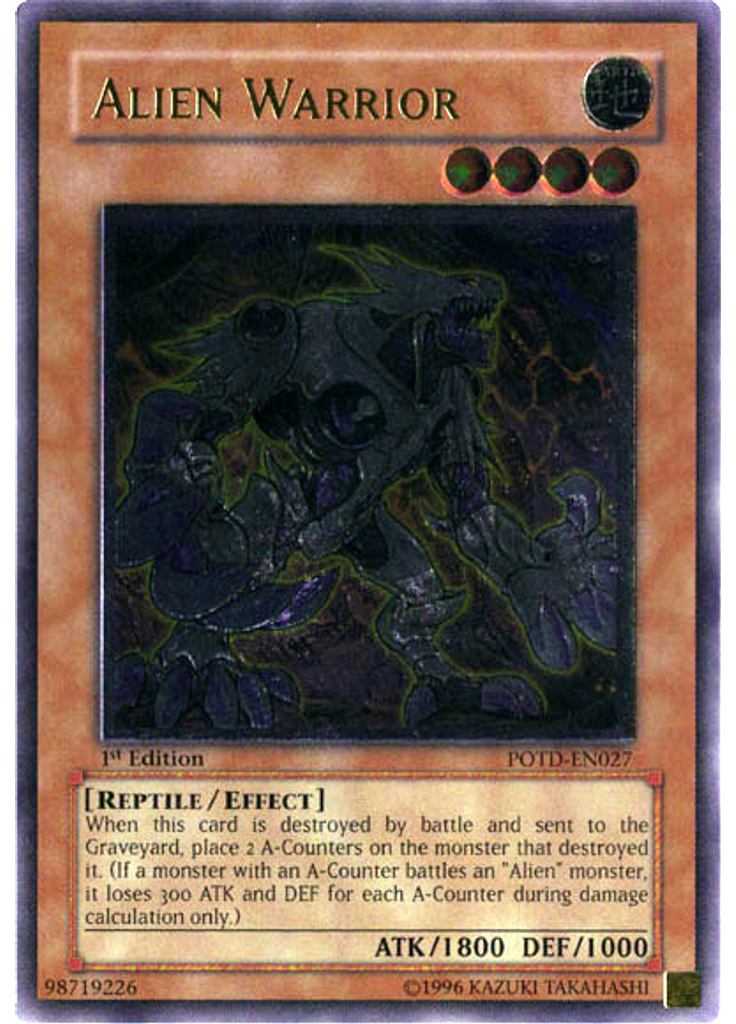 Alien Warrior (Ultimate Rare 1st Edition)