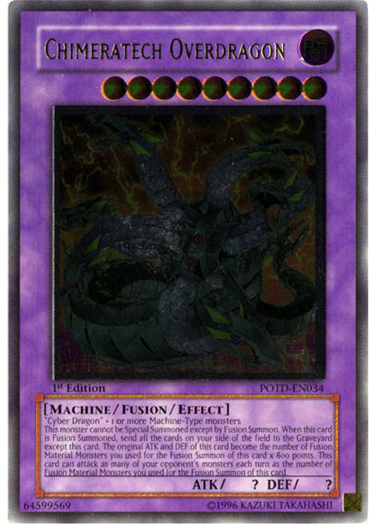 Chimeratech Overdragon (Ultimate Rare 1st Edition)