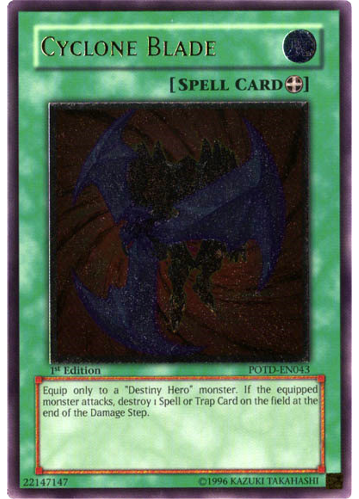 Cyclone Blade (Ultimate Rare 1st Edition)