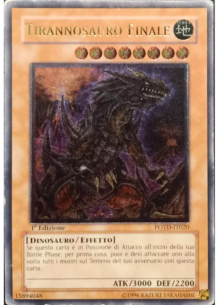 Tirannosauro Finale (Ultimate Rare 1st Edition)