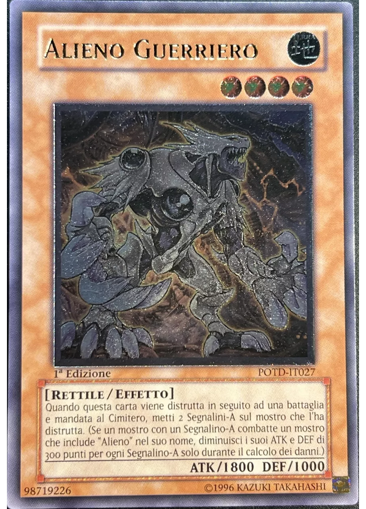 Alieno Guerriero (Ultimate Rare 1st Edition)
