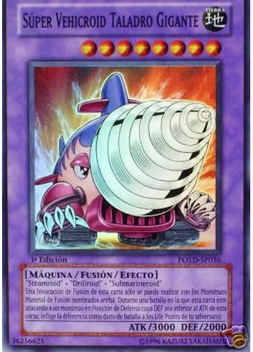 Súper Vehicroid Taladro Gigante