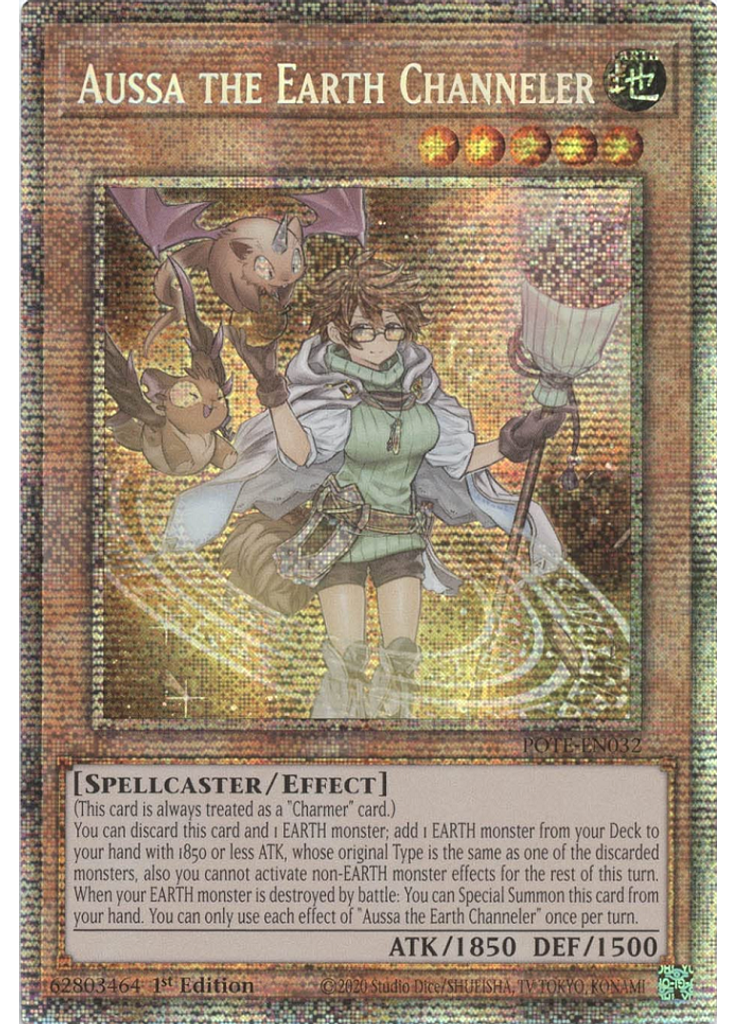Aussa the Earth Channeler (Starlight Rare 1st Edition)
