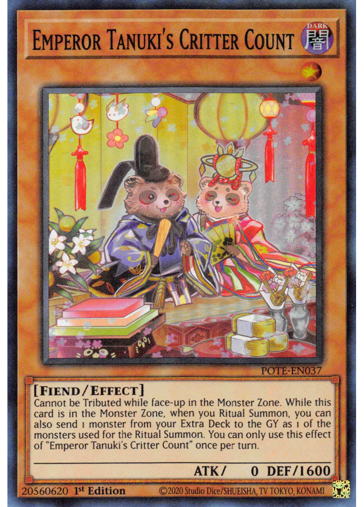Emperor Tanuki's Critter Count