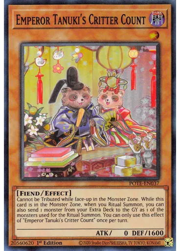 Emperor Tanuki's Critter Count