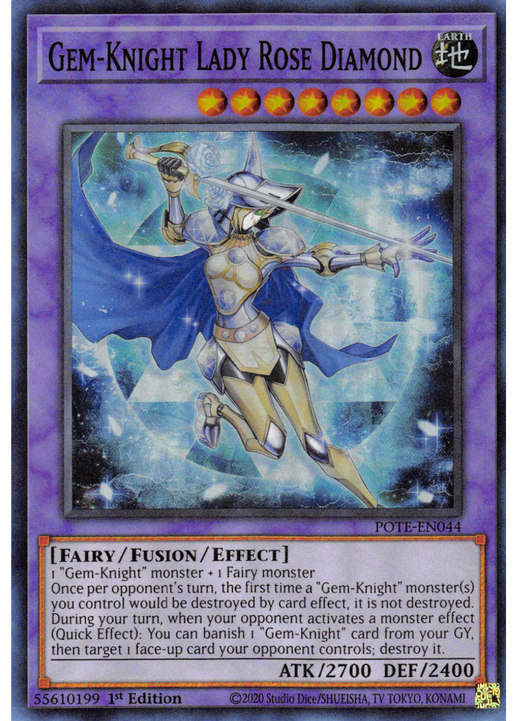 Gem-Knight Lady Rose Diamond