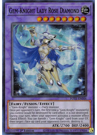 Gem-Knight Lady Rose Diamond